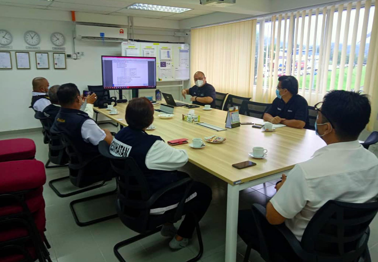 Visit from District Health Office | HICOM HBPO SDN BHD